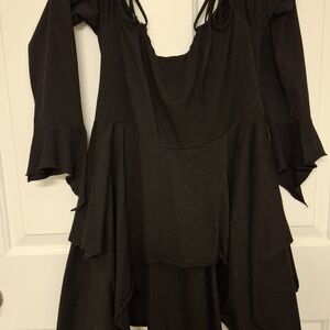 Current Mood Black Mini Dress F is For Fairies